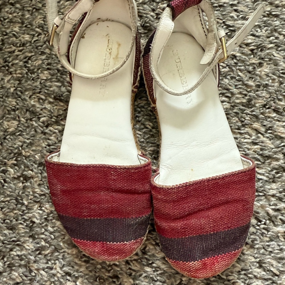 Burberry Kids Shoes - Red and Black